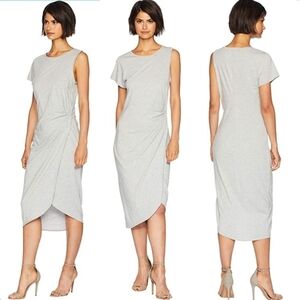 Sanctuary faux wrap dress one sleeve